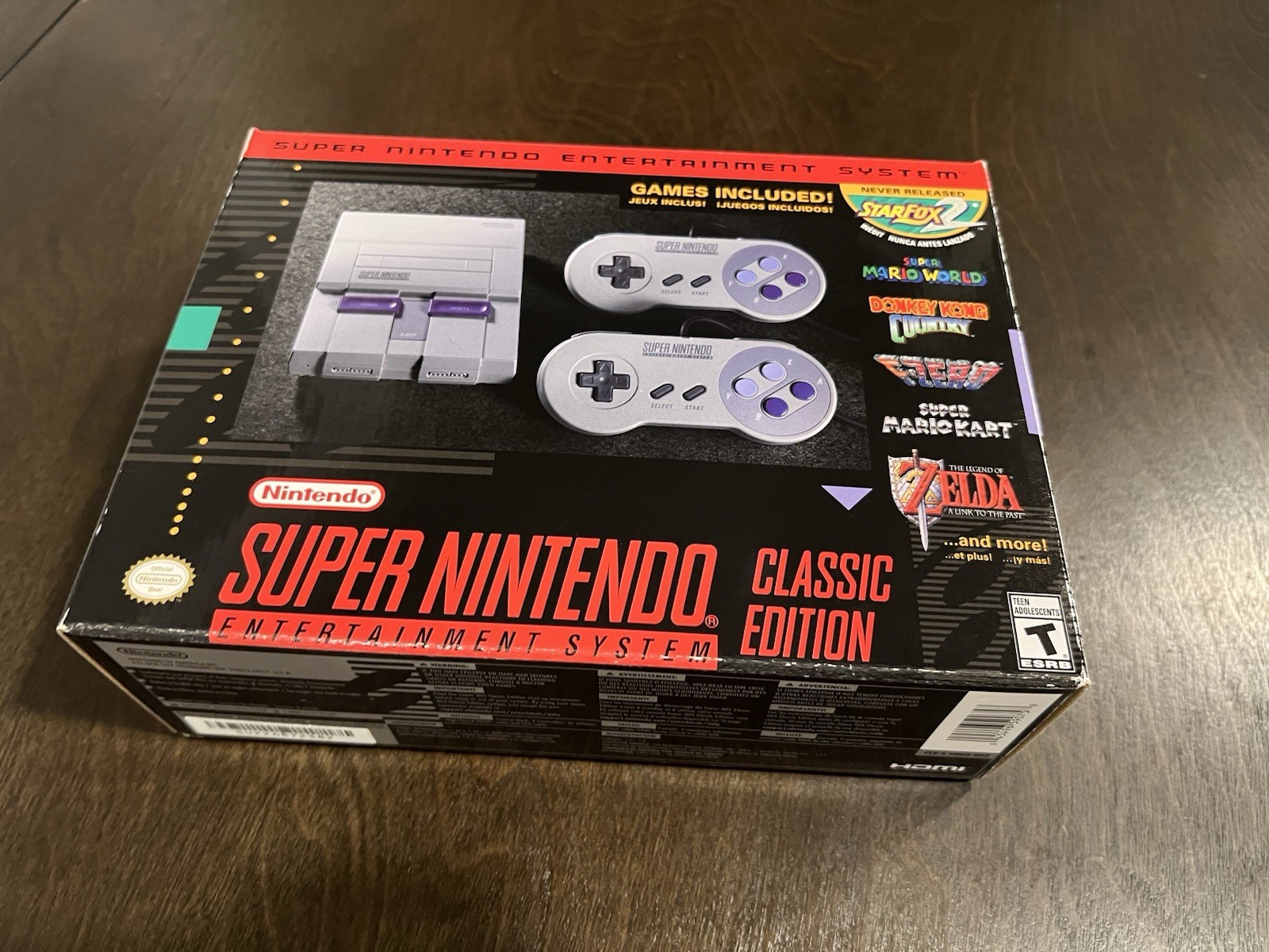 Authentic Super Nintendo Classic Edition Mini w/ original receipt