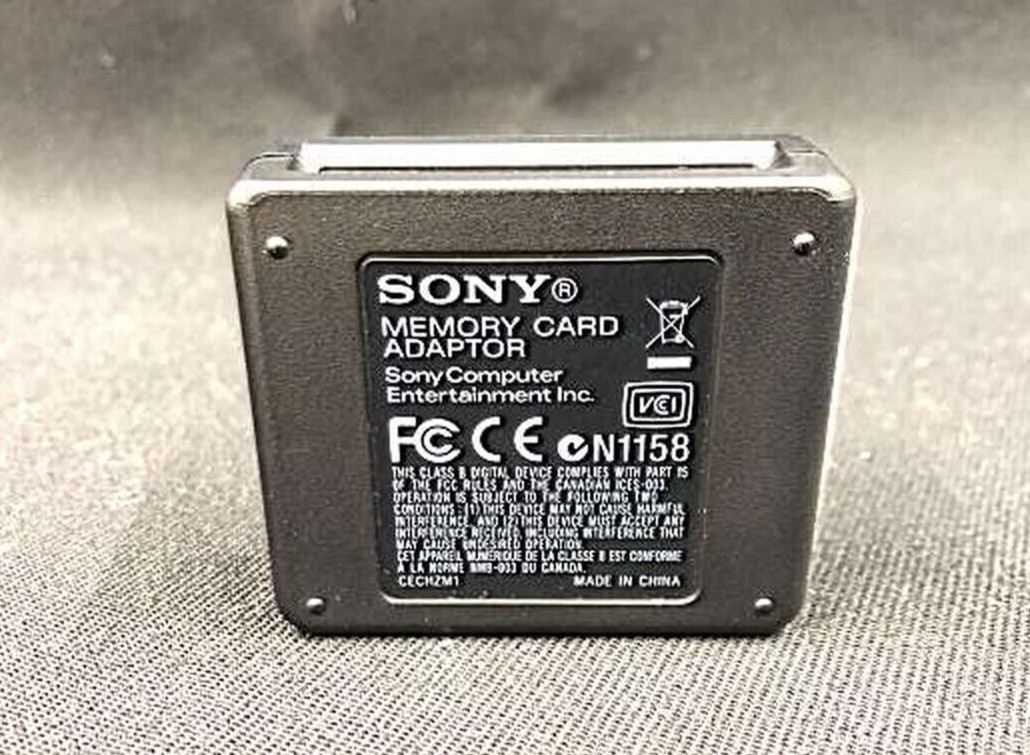 Sony PlayStation 3 Memory Card Adapter Brand CECHZM1 PS1/PS2 to PS3