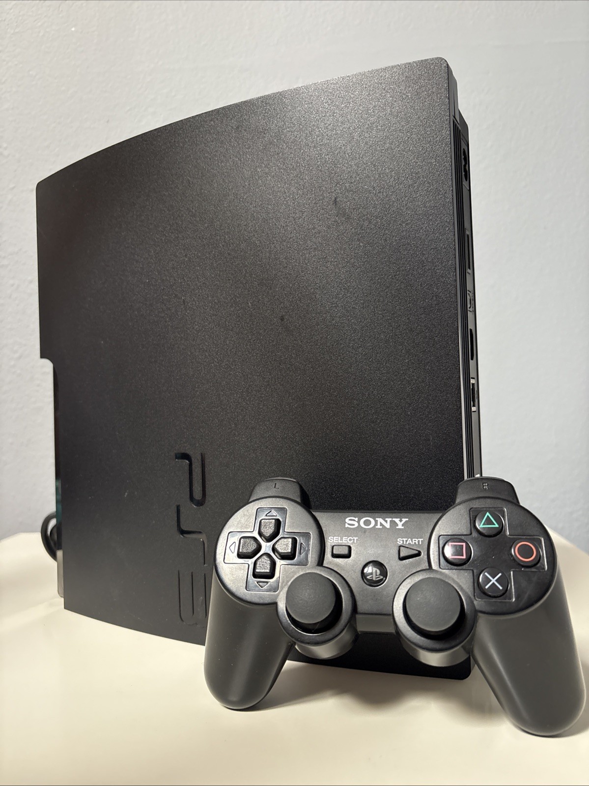 Sony PlayStation 3 Slim 120GB Console (Black, CECH-2001A) w OEM controller