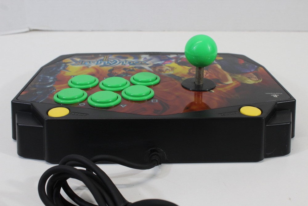 HORI Soul Calibur II Stick Arcade Joystick Controller & Game PS2 PlayStation 2