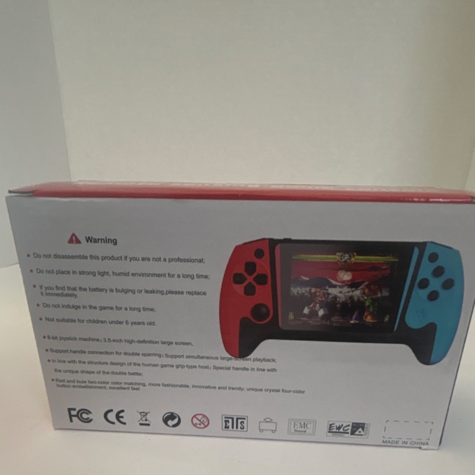 Q21 Handheld Game Console HD Screen Double Sparring Red Blue Black USB