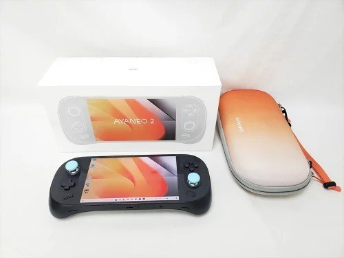 AYANEO 2 Handheld Gaming PC Ryzen 6800U 16GB 1TB Black From Japan Used