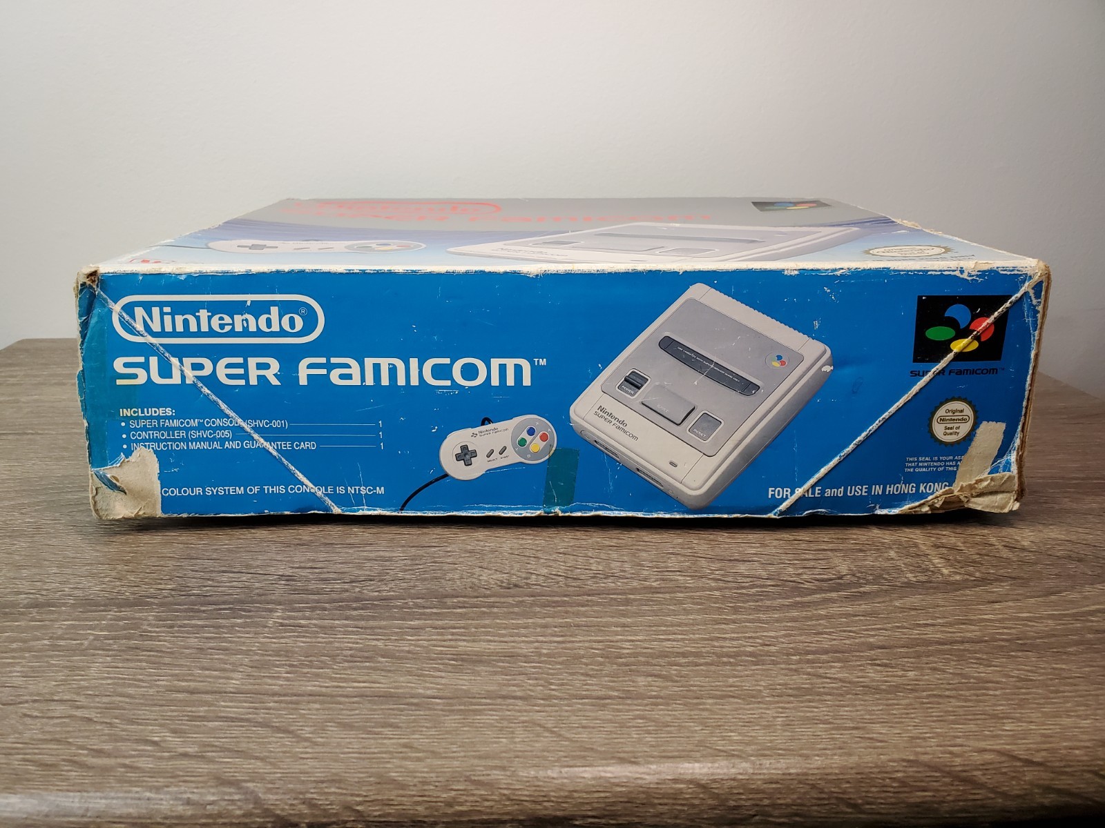 Nintendo Super Famicom Console With Box & Game SHVC-001(Read Description) Tested