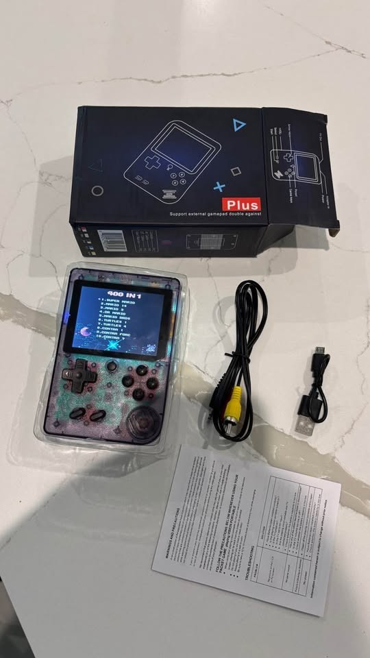 400 in 1 Retro Handheld Game Console Plus – Brand New Tested