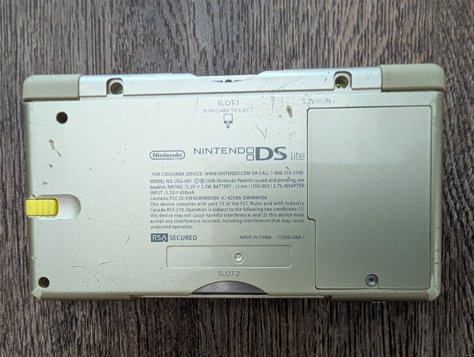 Nintendo DS Lite Handheld Console – ZELDA EDITION – AUTHENTIC OEM – TESTED