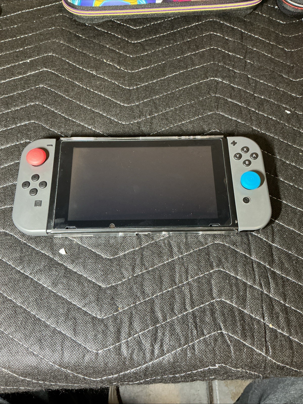 Nintendo Switch Black Console Bundle with 128gb SD Card & Carrying Case Tested