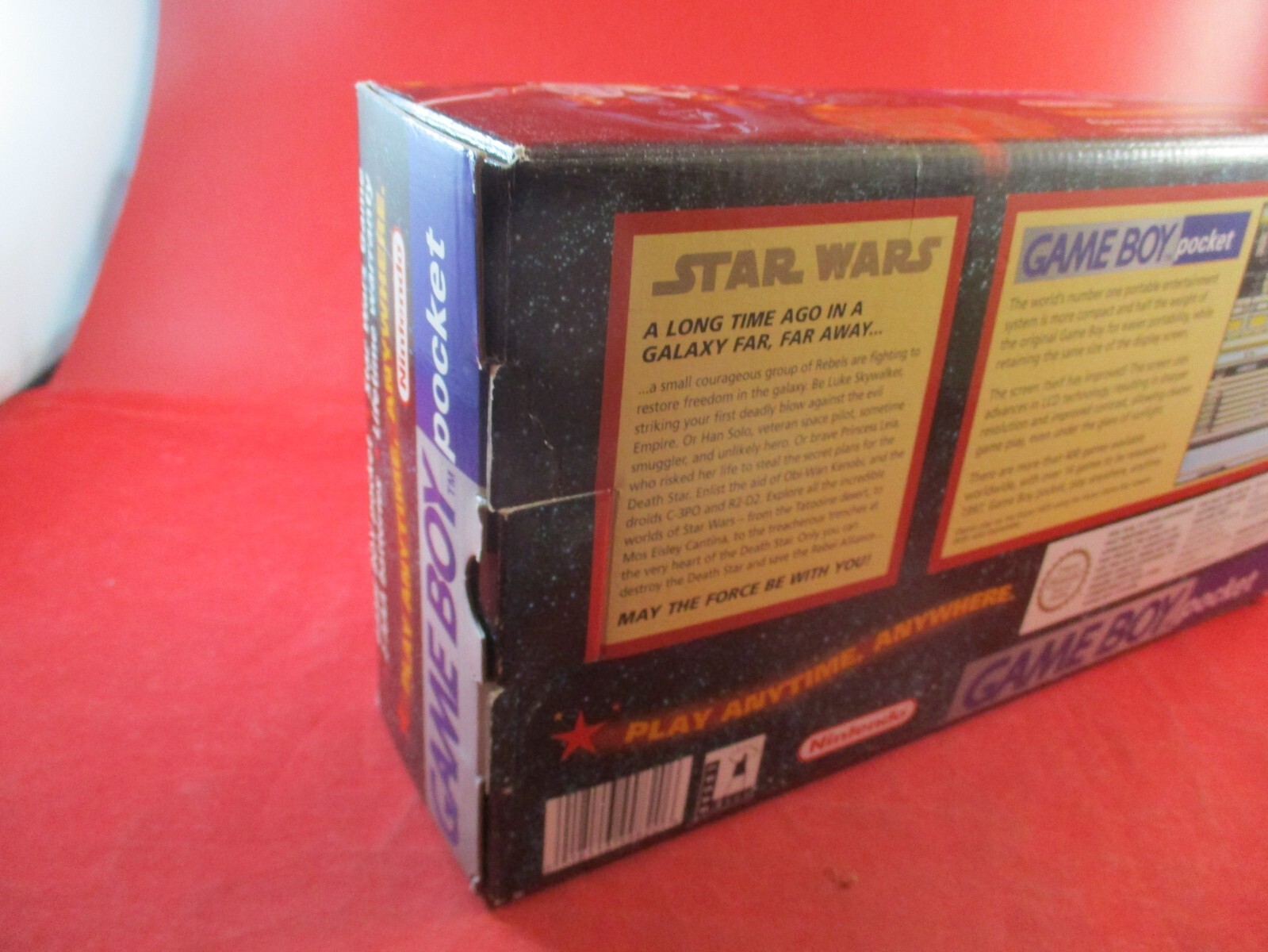 Nintendo Game Boy Pocket Console System Star Wars Adventure Game Pack Bundle Box