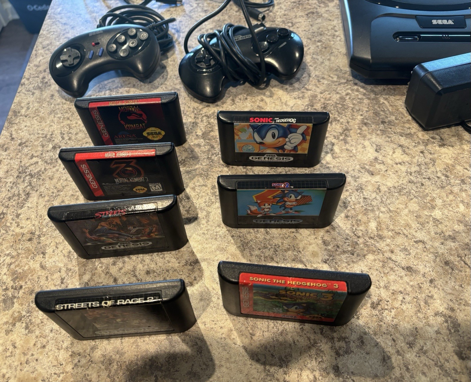 2x Tested & Working Model 2 Sega Genesis’ Cleaned With Authentic Games