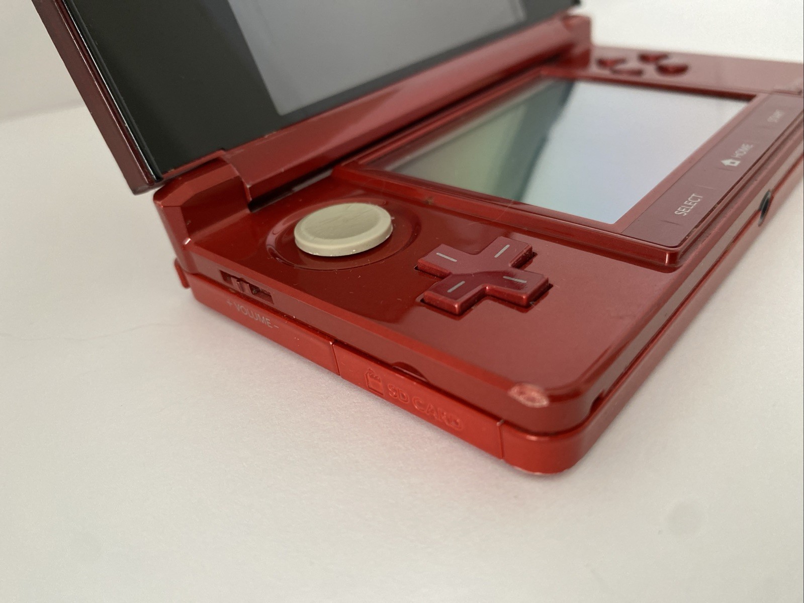 Nintendo 3DS Handheld System Flame Red Working Great Condition North American