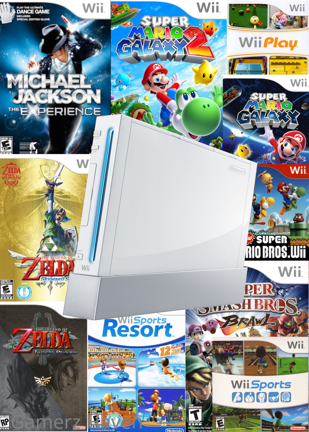 GUARANTEED – Nintendo Wii Bundle + Pick Game – Gamecube – AUTHENTIC Controllers