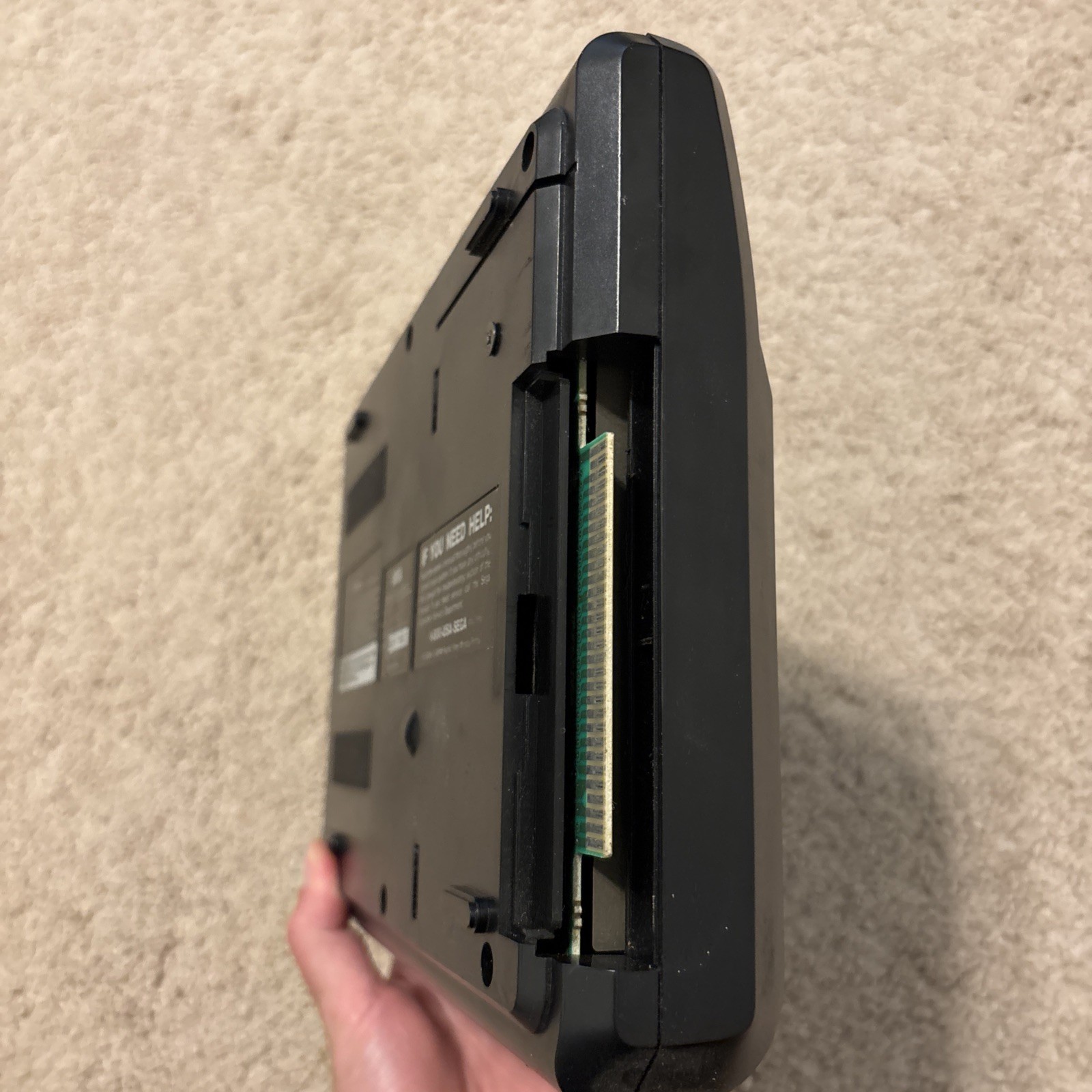 NOT WORKING Sega Genesis 16 Bit Console Only Model 1601 For Parts / Broken