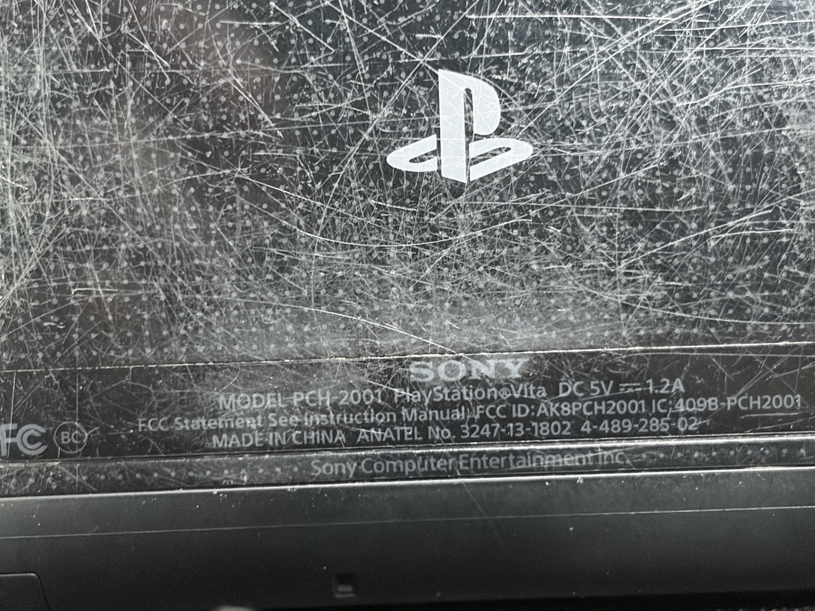 Sony PlayStation PS Vita 2001 w/4 GB SD Card – Tested & Working – New Joystick