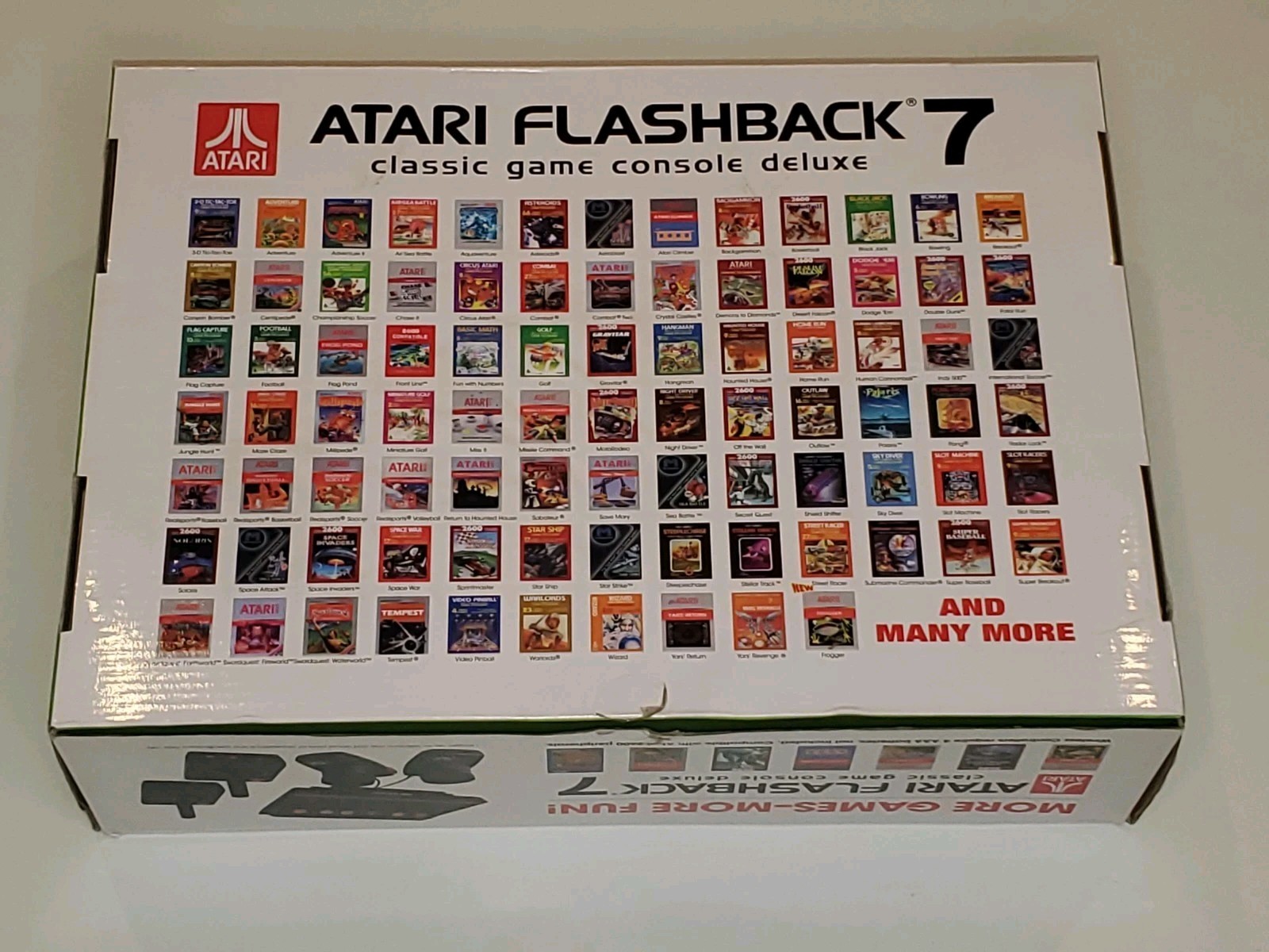 ATARI 2600 Flashback 7 Deluxe Mini Classic Video Game System 101 Games 2 Paddle