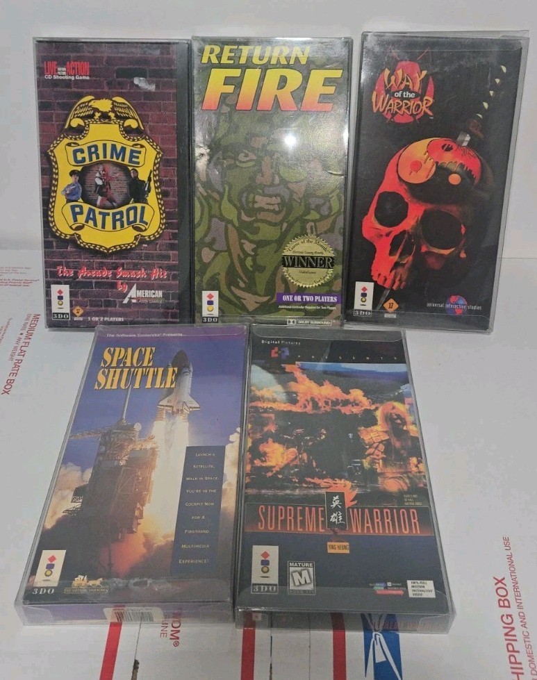 5 3DO Games Including Space Shuttle, Crime Patrol, Return Fire Read Listing!