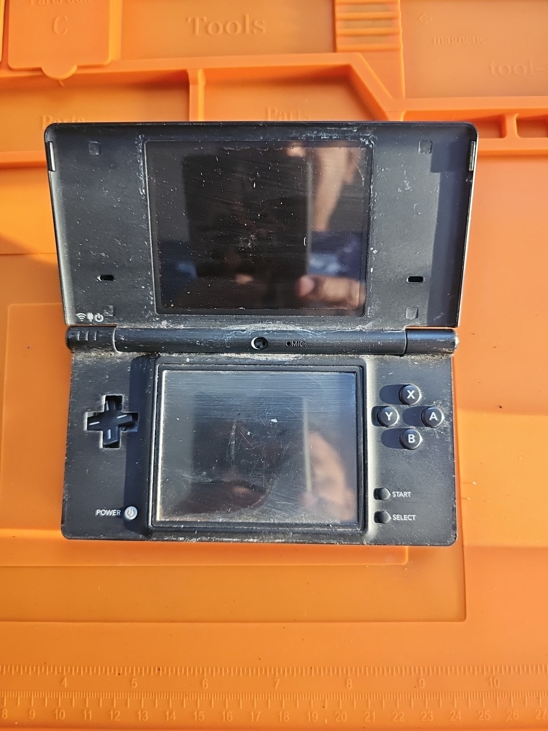 Nintendo DSi Black For Parts Of Repair Water Damage.