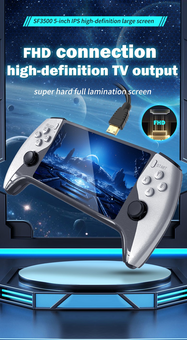 HD Retro Handheld Game Console SF3500