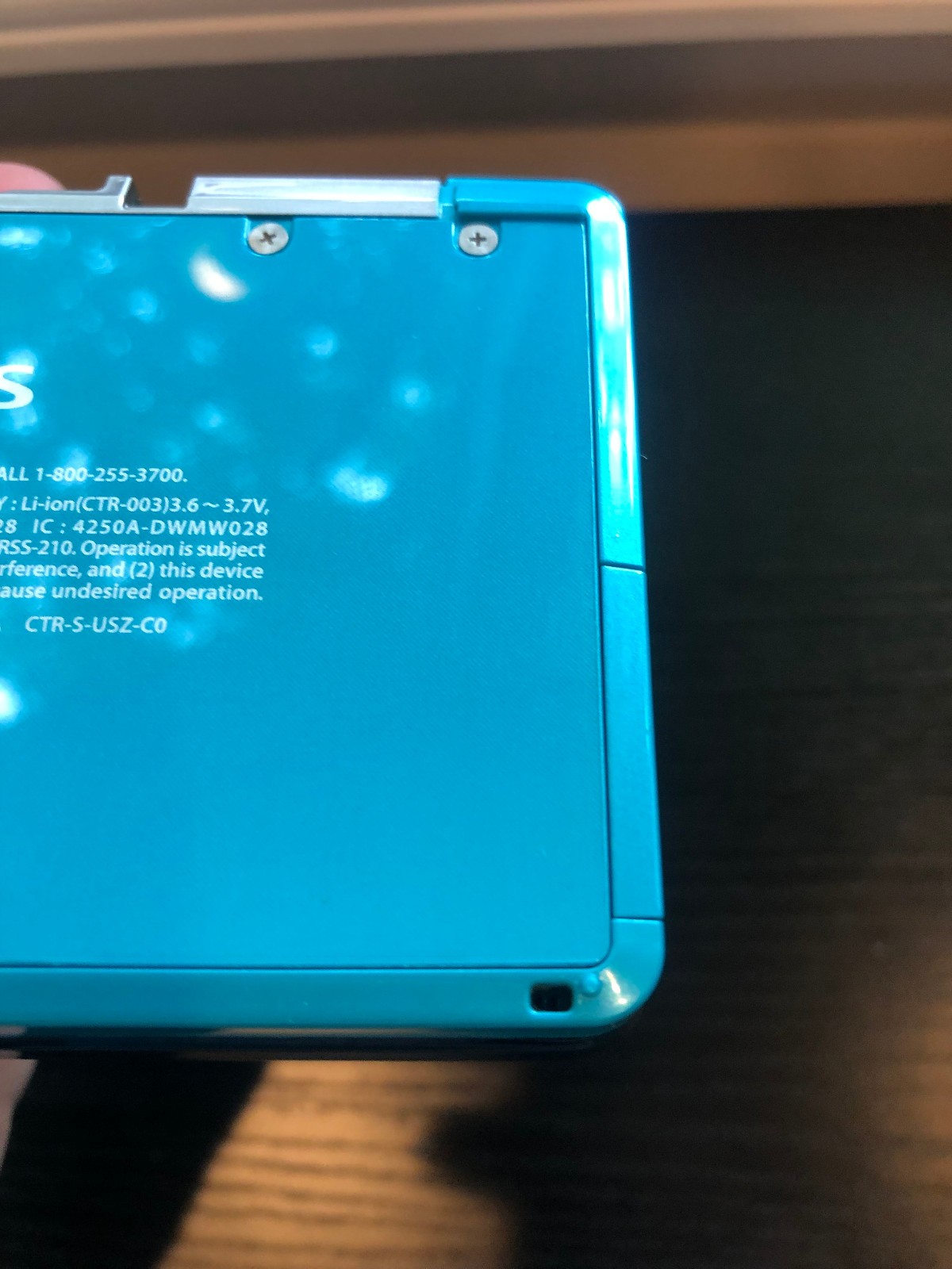 Nintendo 3DS Aqua Blue CTR-001 Handheld Console Fully Tested
