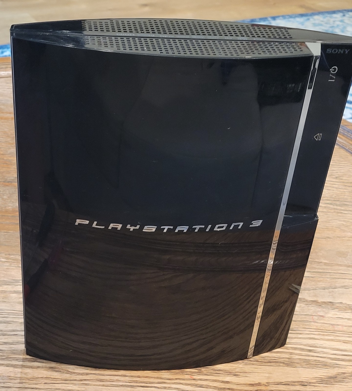 Sony PlayStation 3 80GB Console CECHE01 – FOR PARTS + Box + 9 Games – READ DESC