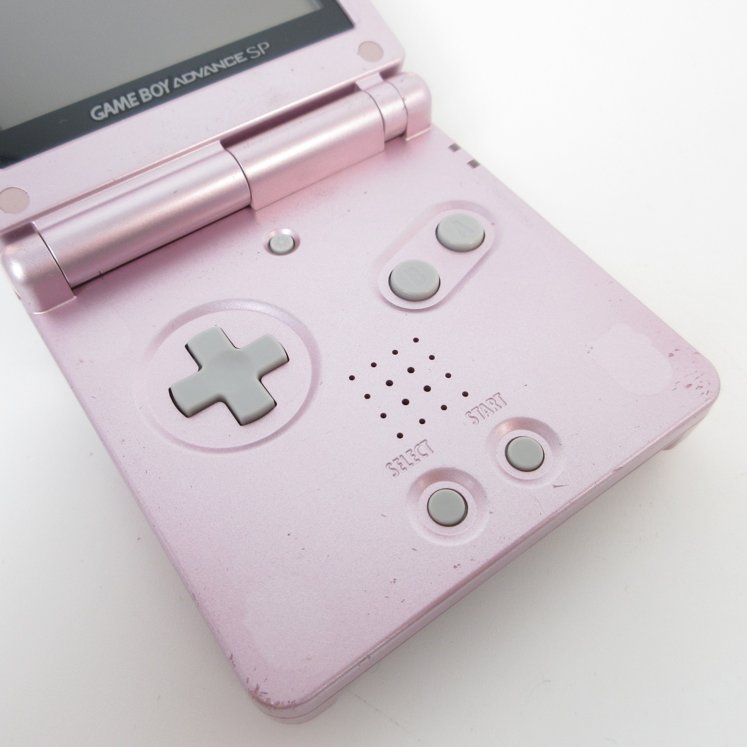 【Excellent】Nintendo GameBoy Advance SP Pearl Pink GBA Console #RET0309/01