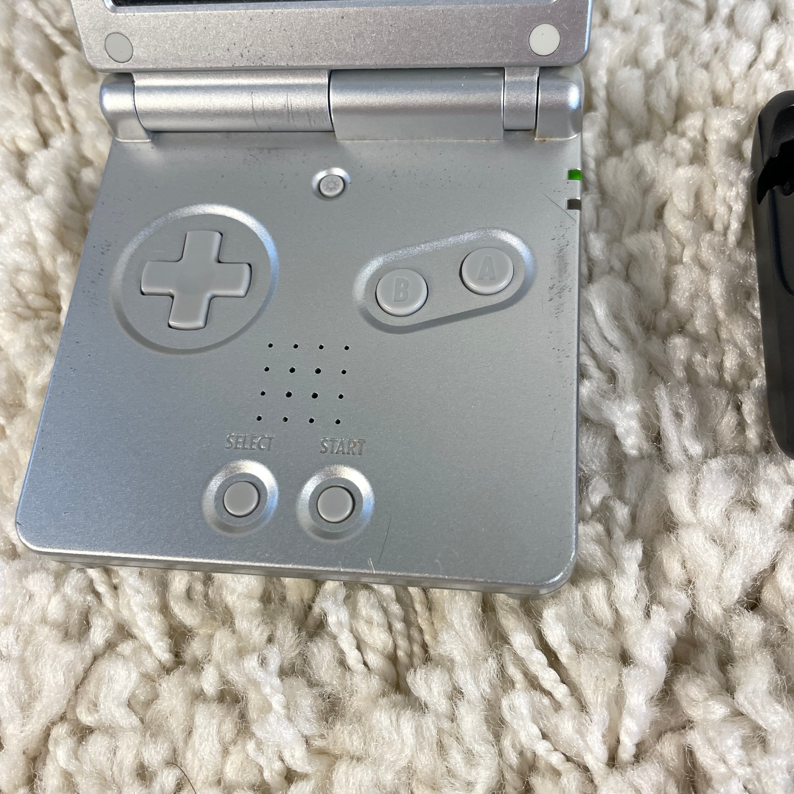 Nintendo Gameboy Advance GBA SP Platinum Silver Handheld Console System AGS-001