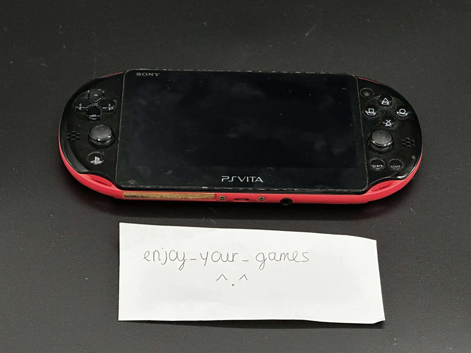 Sony PS Vita LED PCH-2000/2001 Black/Pink WIFI with Charger – SHIP IN 1-DAY