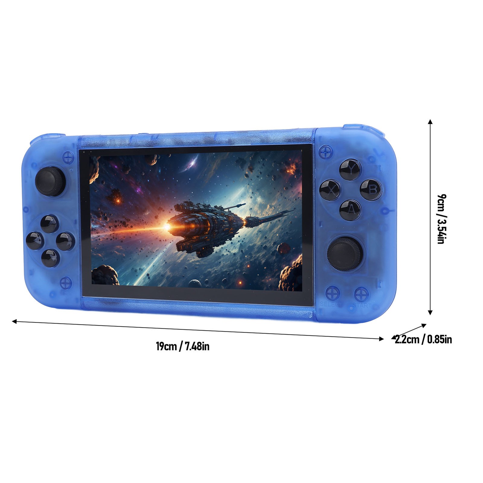 Handheld Retro Game Console 5 Inch IPS Screen 2GB DDR4 USB C Portable Video ZLMM