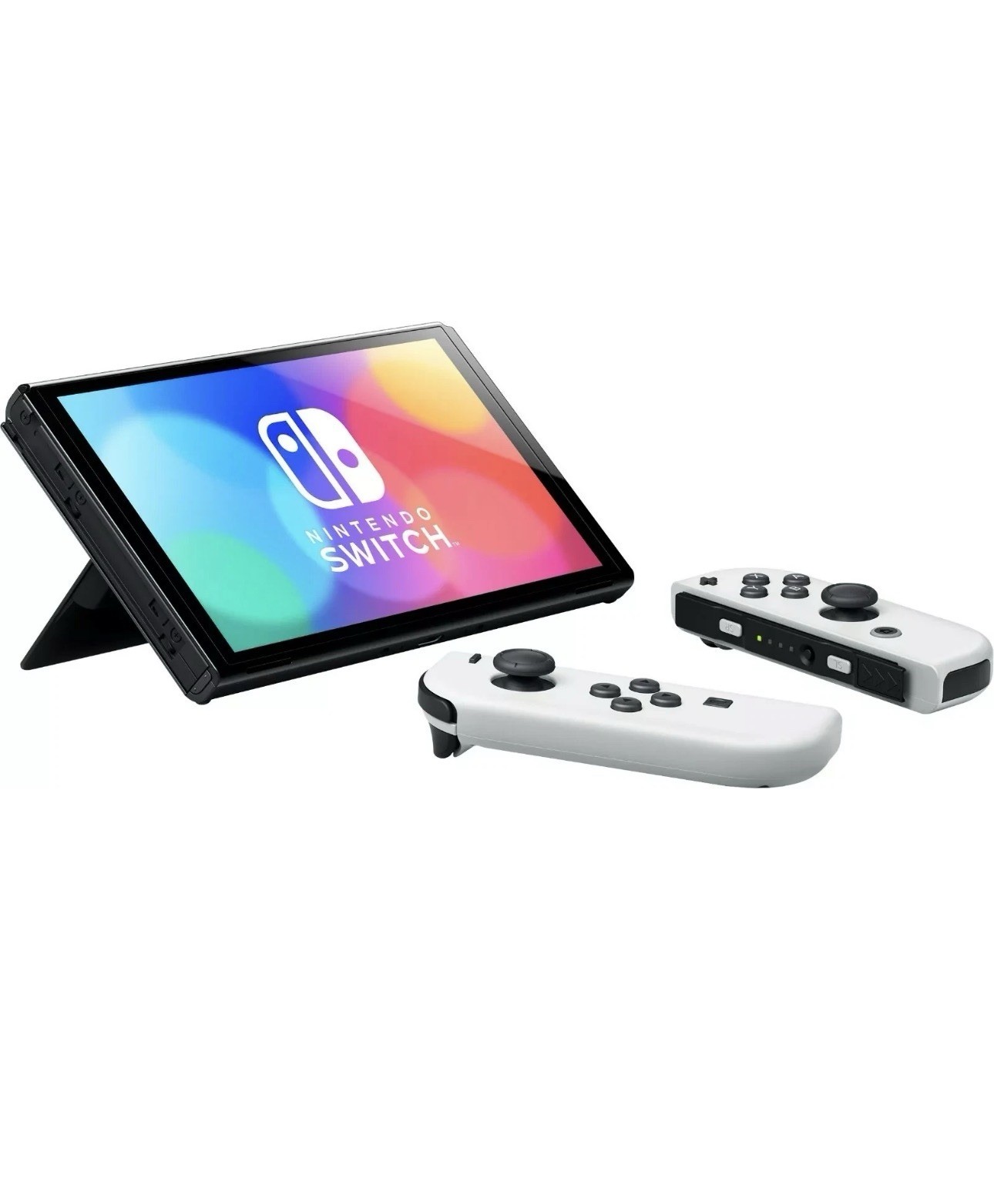 Nintendo Switch OLED Console Gaming System HEG-001 Black/White Bundle