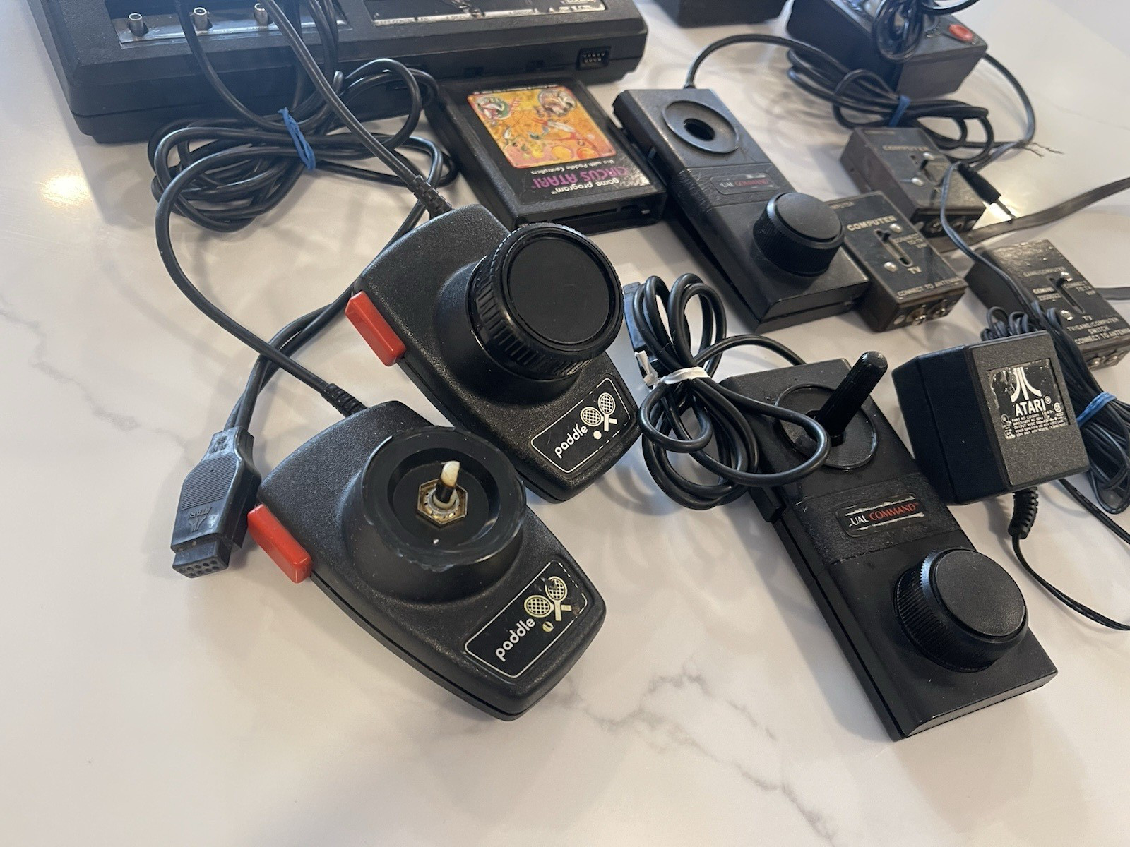Coleco Gemini Video Game System Console Bundle Vintage – For Parts or Repair