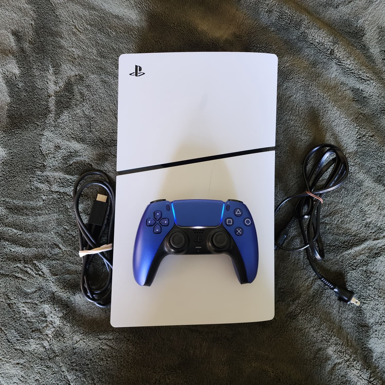 Sony PS5 Slim Digital CFI-2015 1TB w/ Controller & Cords – Tested
