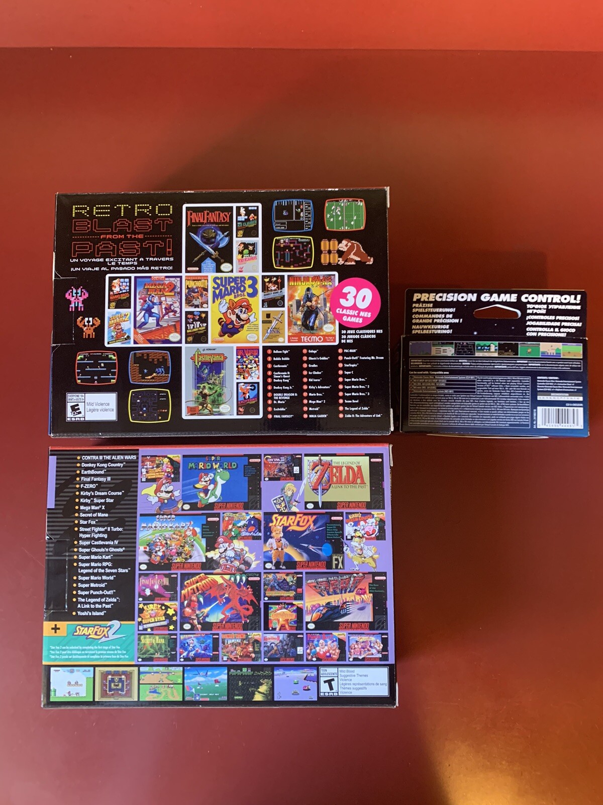 NES Classic + SNES Classic + NES Classic Controller LOT (Nintendo, 2018) NEW