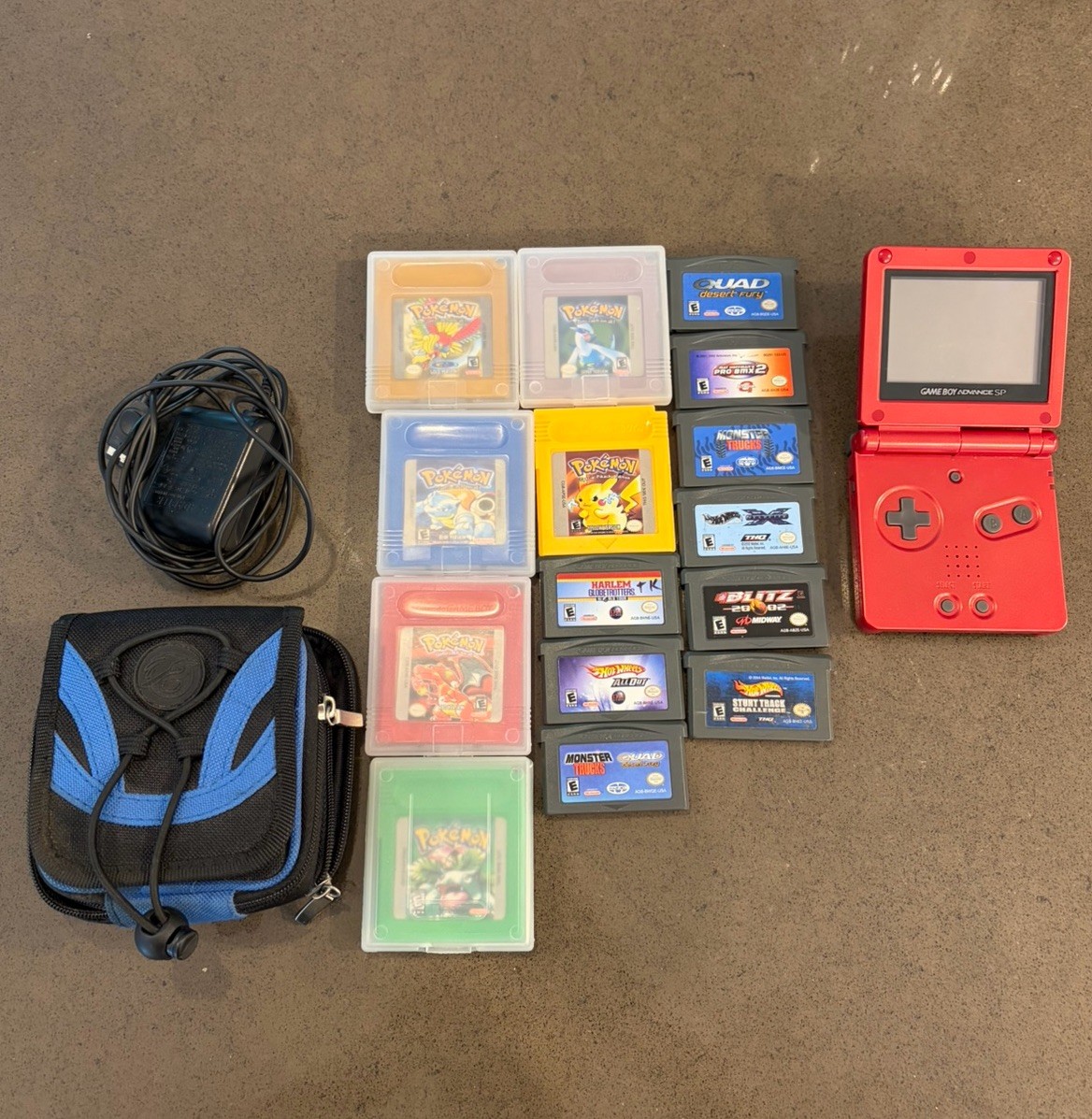 Gameboy Advance SP With Games Selling As Lot