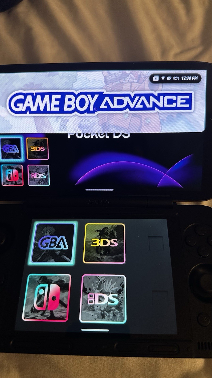 AYANEO Pocket DS Shadow Black 12/256