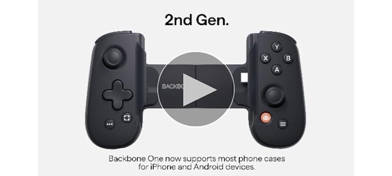 New Backbone One 2nd generation Mobile Gaming Controller BB-51-P-BR USB-C