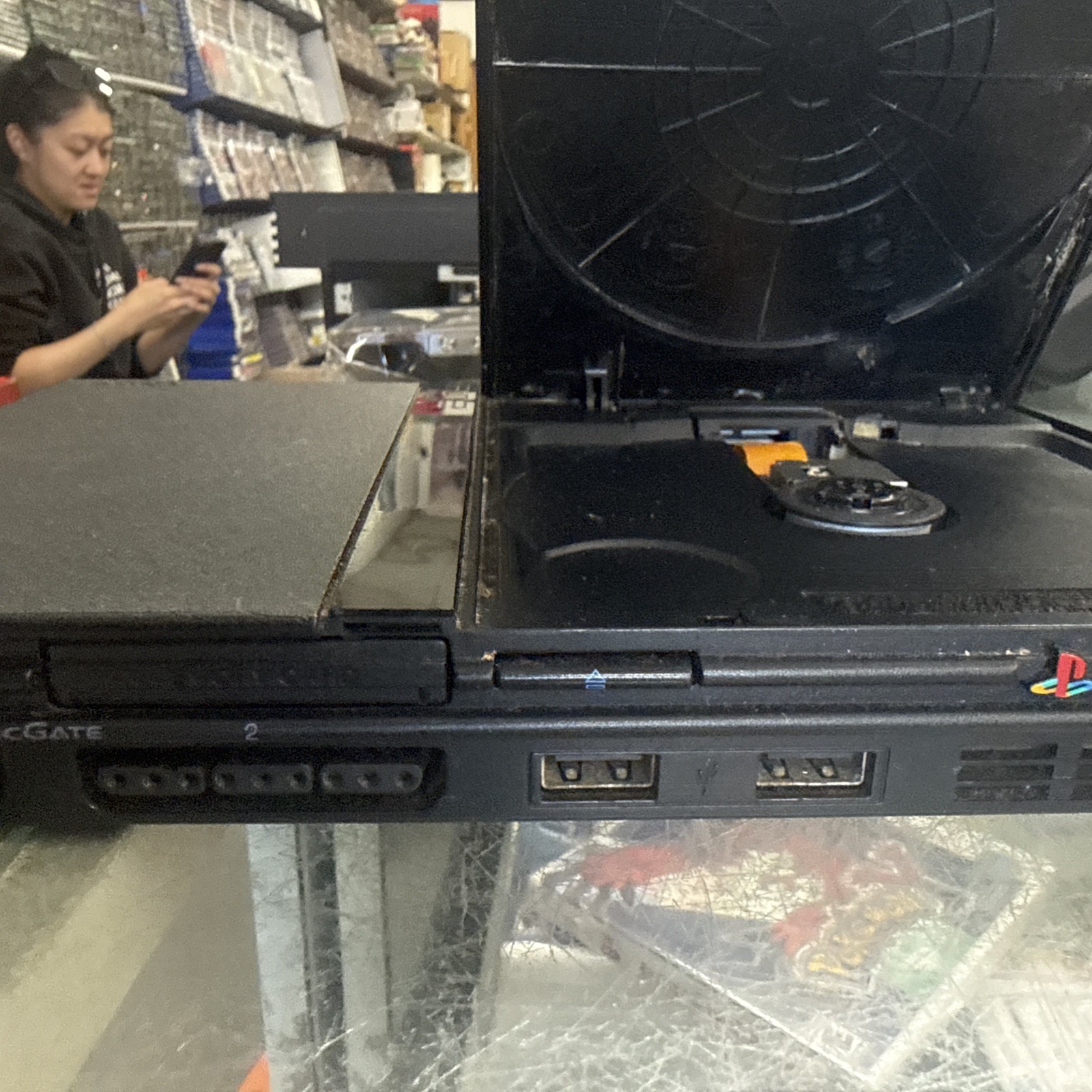 Playstation2 Slim SCPH-77001 Console Only For Parts
