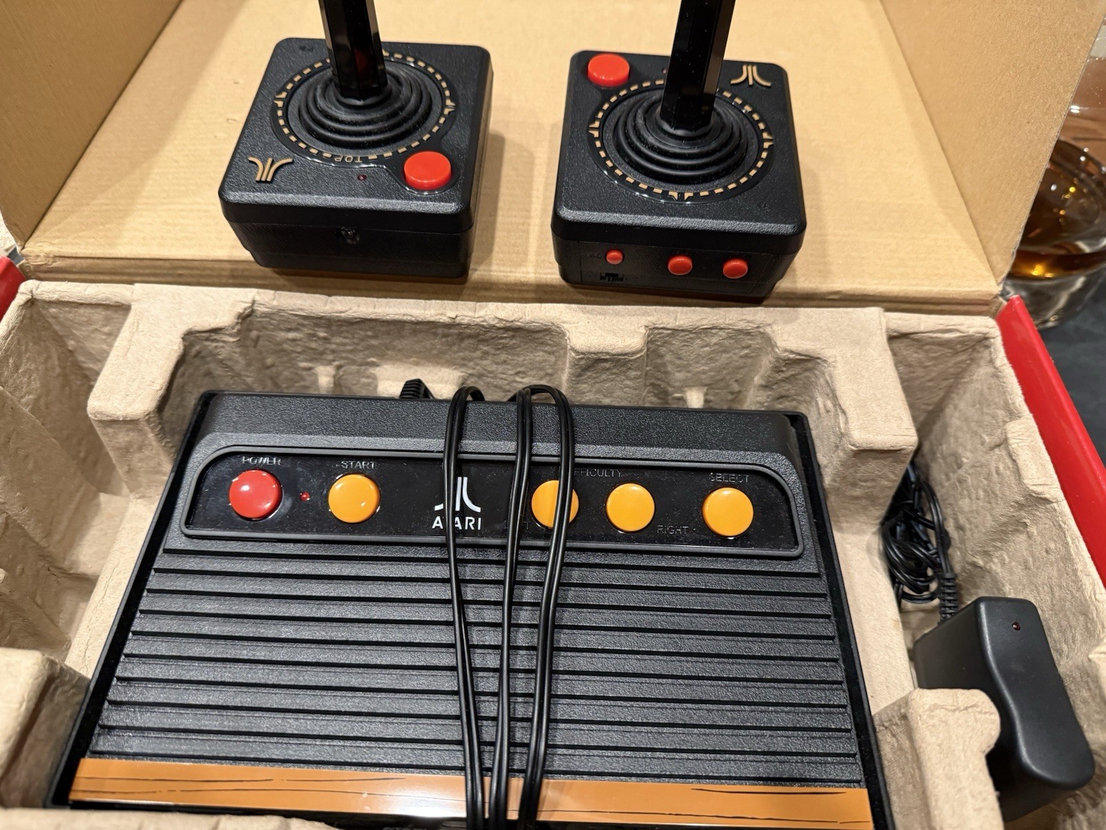Atari Flashback 5 Black Orange Console Wireless Controllers 92 Games Atari 2600