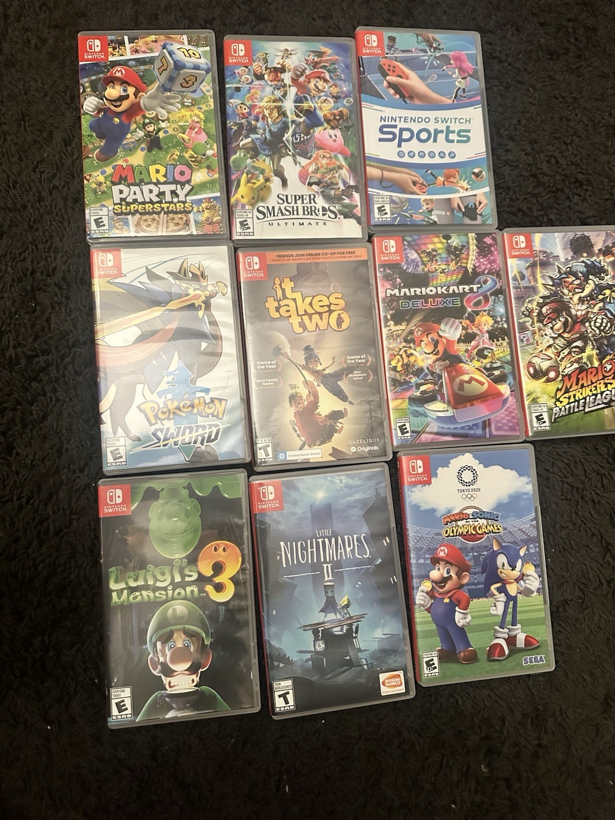 Nintendo Switch oled White Console with games