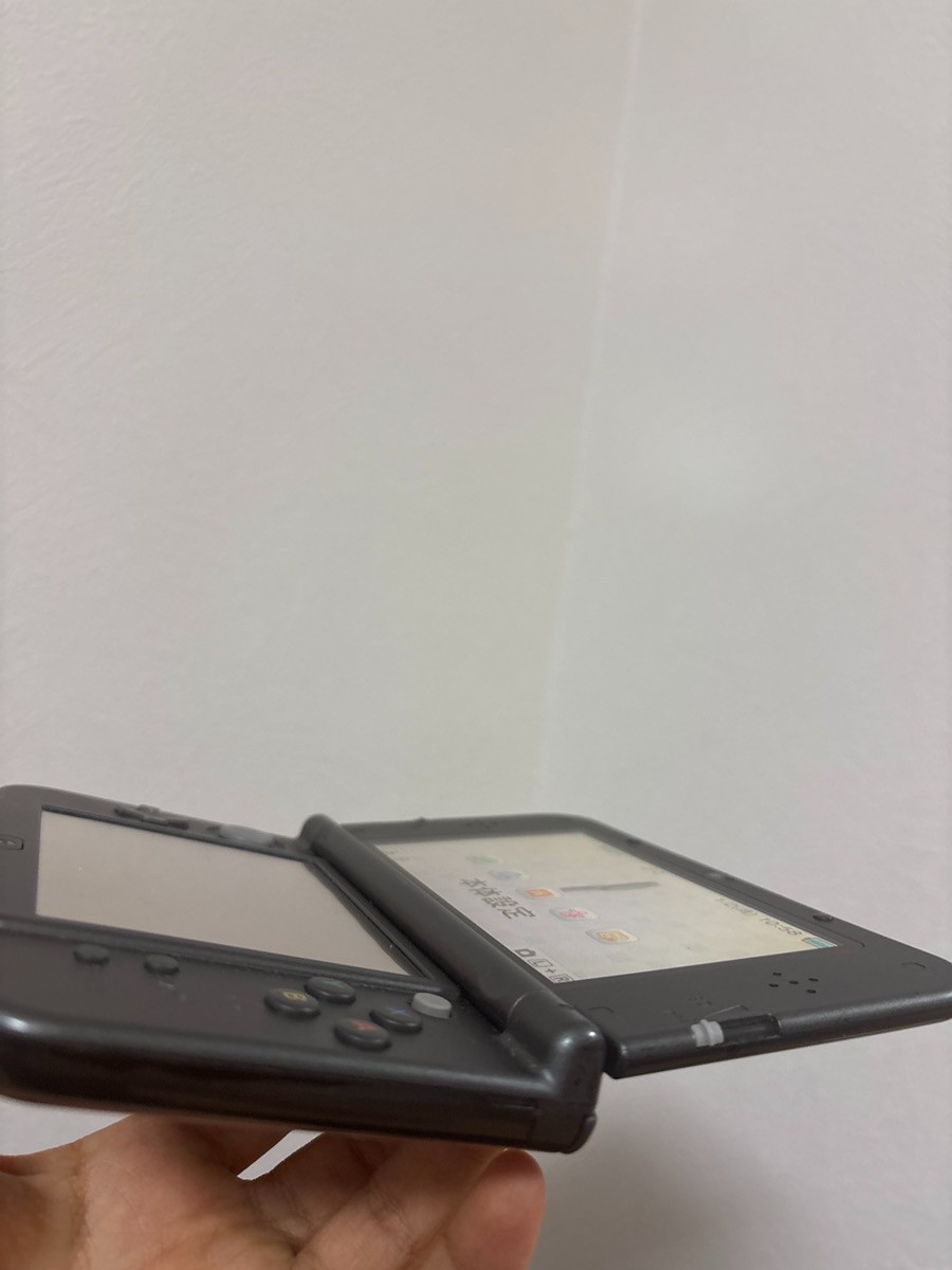 New 3DS LL XL Metalic black Japan Nintendo Console region Japanese B866