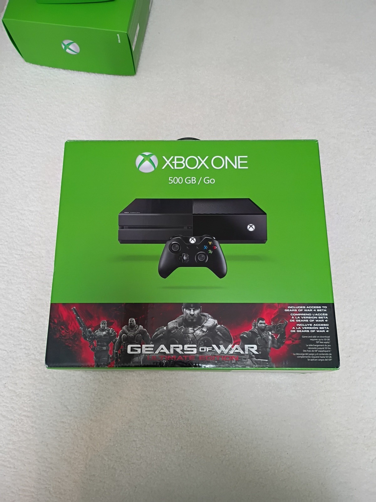 Xbox One 500GB Gears of War Ultimate Edition Console Box Only (NO CONSOLE + MORE