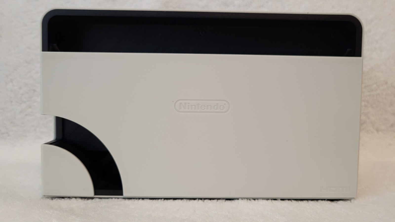 Nintendo Switch OLED Console System w/ Dock, White Joycons, Cables, Tested!